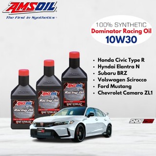 Dầu nhớt tổng hợp amsoil dominator 10w30 synthetic racing oil - 946ml