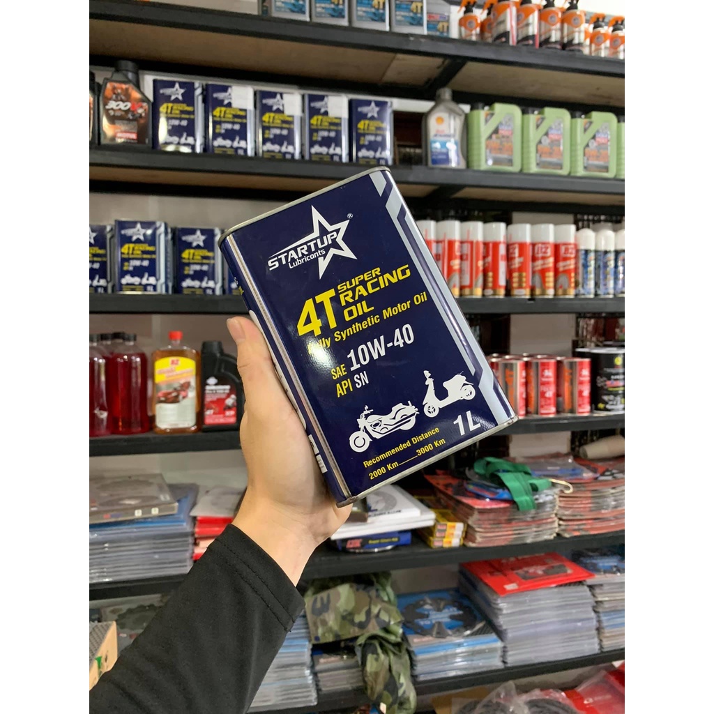 Nhớt Startup xanh 10w40 SN fully Synthetic oil