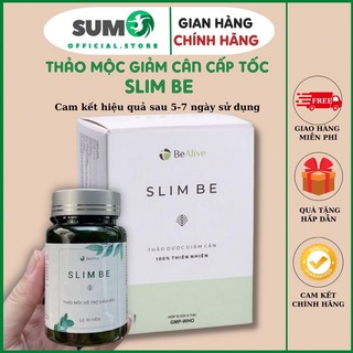 Giảm cân SLIM BE của BEALIVE chính hãng, trà thảo mộc giảm cân cấp tốc, giảm cân thảo mộc mẫu mới cho cơ địa béo lâu năm