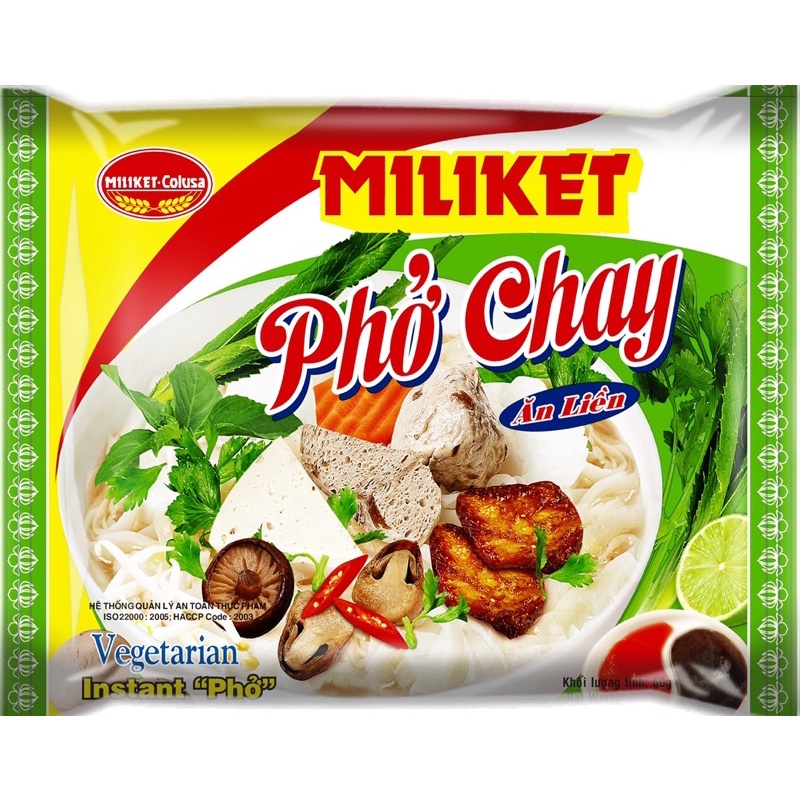 Phở Chay Ăn Liền Miliket thùng