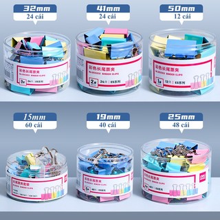 Kẹp bướm, kẹp tài liệu màu deli 19mm 25mm 32mm 41mm 50mm - 855xes