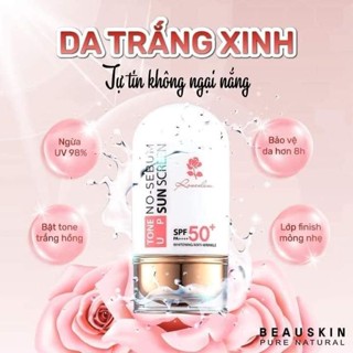 Kem Kem Chống Nắng BEAUSKIN Rose Dew Tone Up No-Sebum Sunscreen Kiềm Dầu Ngừa Nám Nâng Tone  Bestmypham