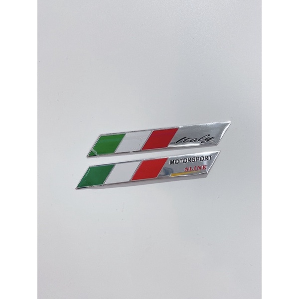 Tem nhôm cờ các quốc giá size 9.8x1.5cm có sẵn keo mặt sau, dán trang trí xe máy oto…