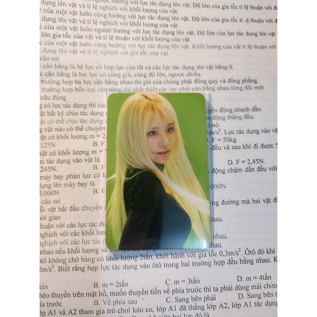 Card bo góc Chaeyoung Twice