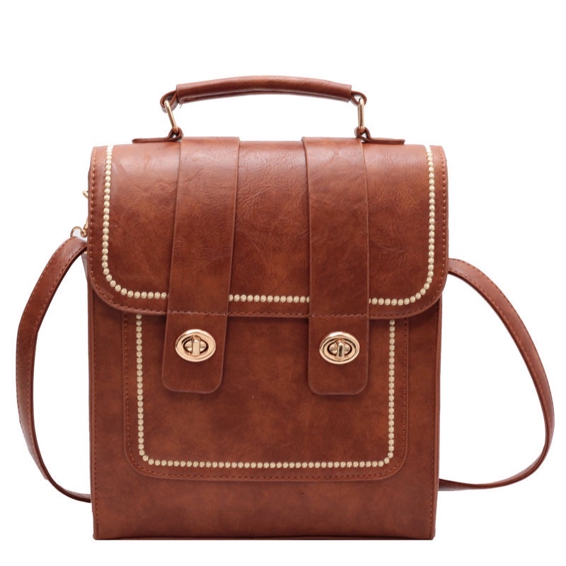 BALO DA❤️FREESHIP❤️Balo Da Nữ Đẹp Đi Học Mini Cao Cấp Thời Trang VINTAGE Giá Rẻ