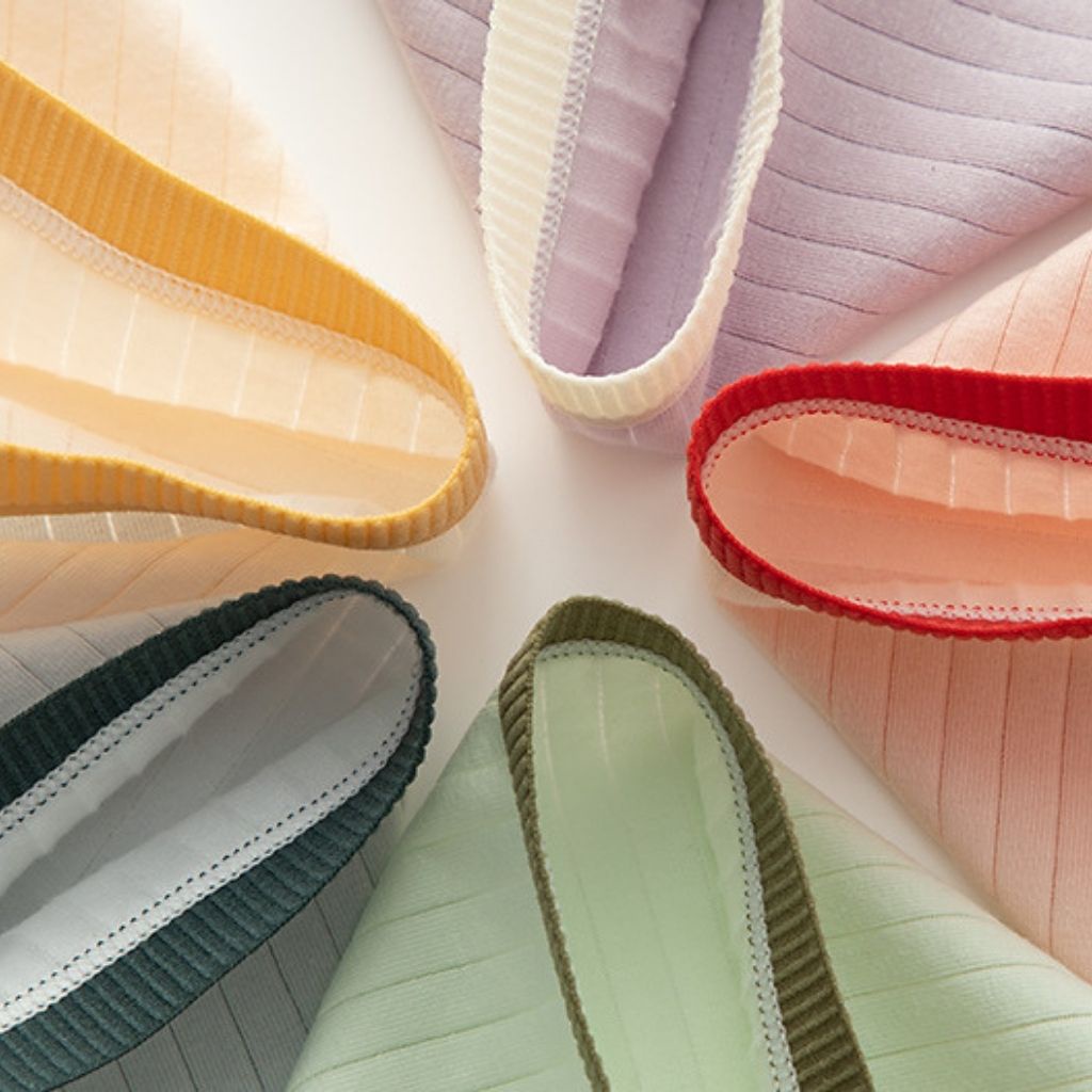 Quần lót nữ cotton kẻ sọc kháng khuẩn khử mùi, Quần chíp nữ cạp vừa ôm dáng gợi cảm JOCOSI L318