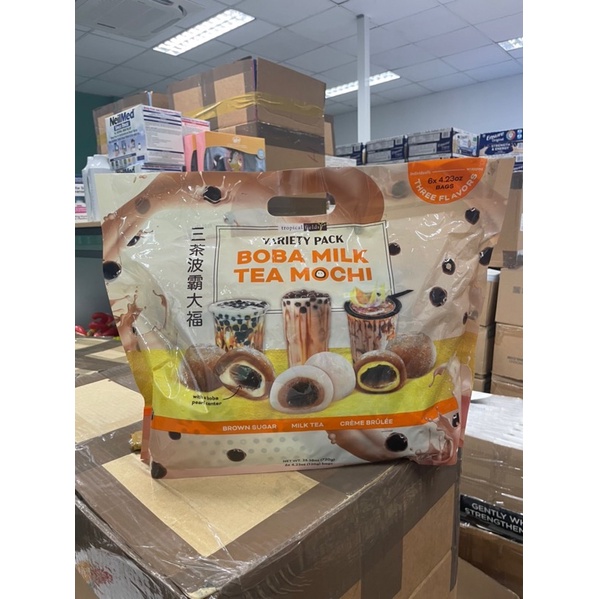 bánh mochi trân châu Brown Sugar Boba Milk Tea Mochi 900g