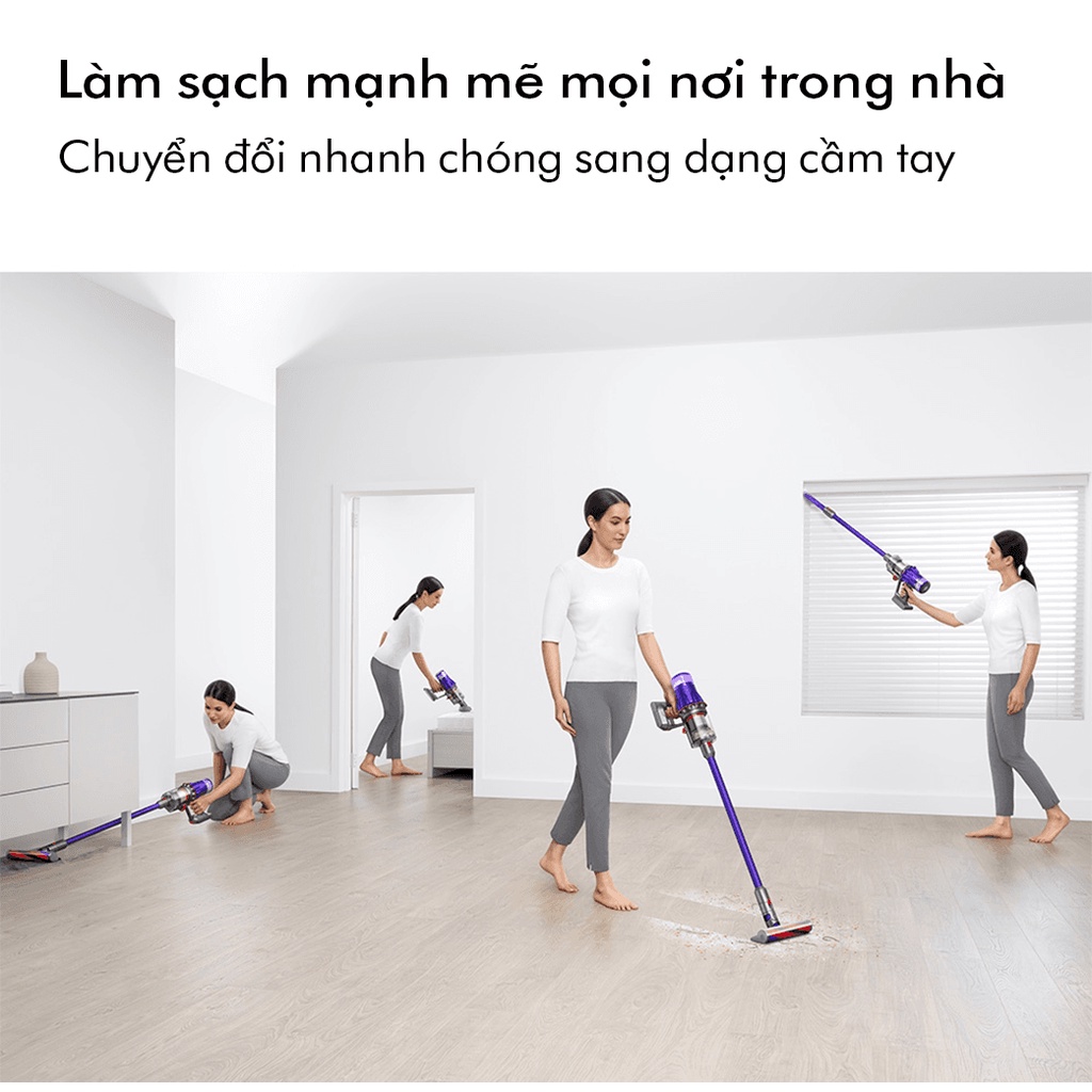 Máy hút bụi không dây Dyson Digital Slim ™ Fluffy (Tím/Xám)