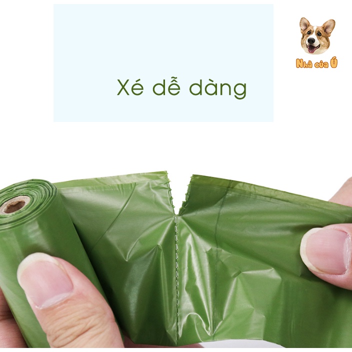 Túi đựng phân chó mèo Eco tự phân huỷ sinh học thân thiện môi trường