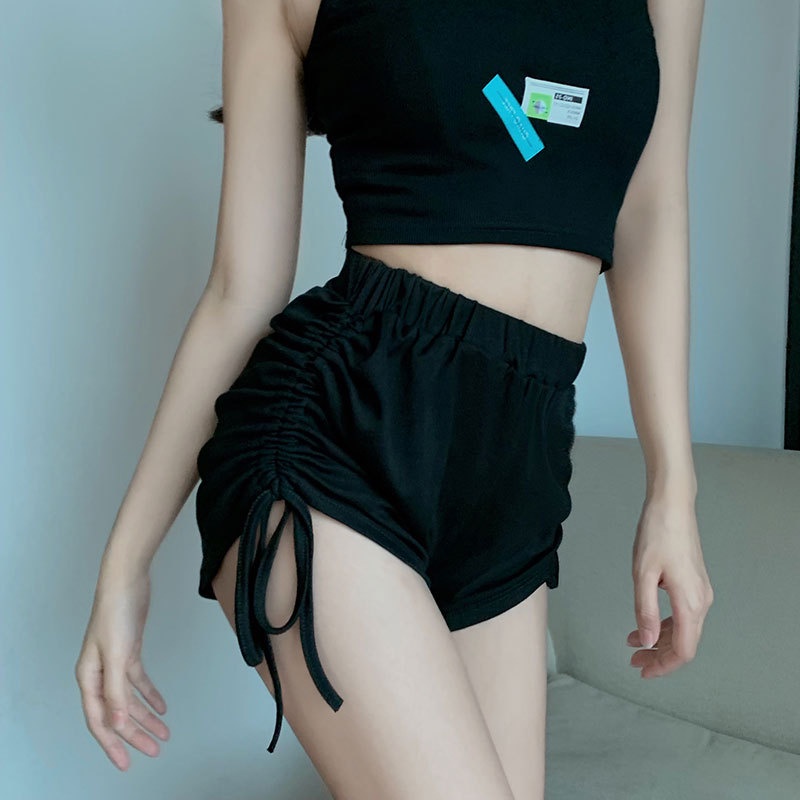 Quần đùi nữ SIÊU ĐẸP quần short nữ mặc nhà có dây rút cạp chun dáng thể thao cá tính siêu mềm  mát đi chơi QN001 | BigBuy360 - bigbuy360.vn