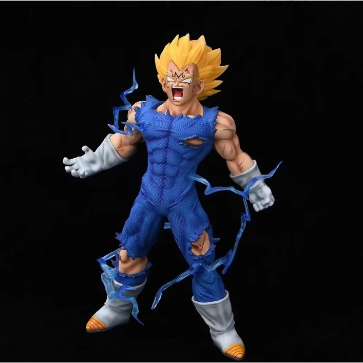 Mô hình vegeta tự hủy 28cm 4 đầu - có 3 đế cho 3 đầu - Có BOX fullbox colour new