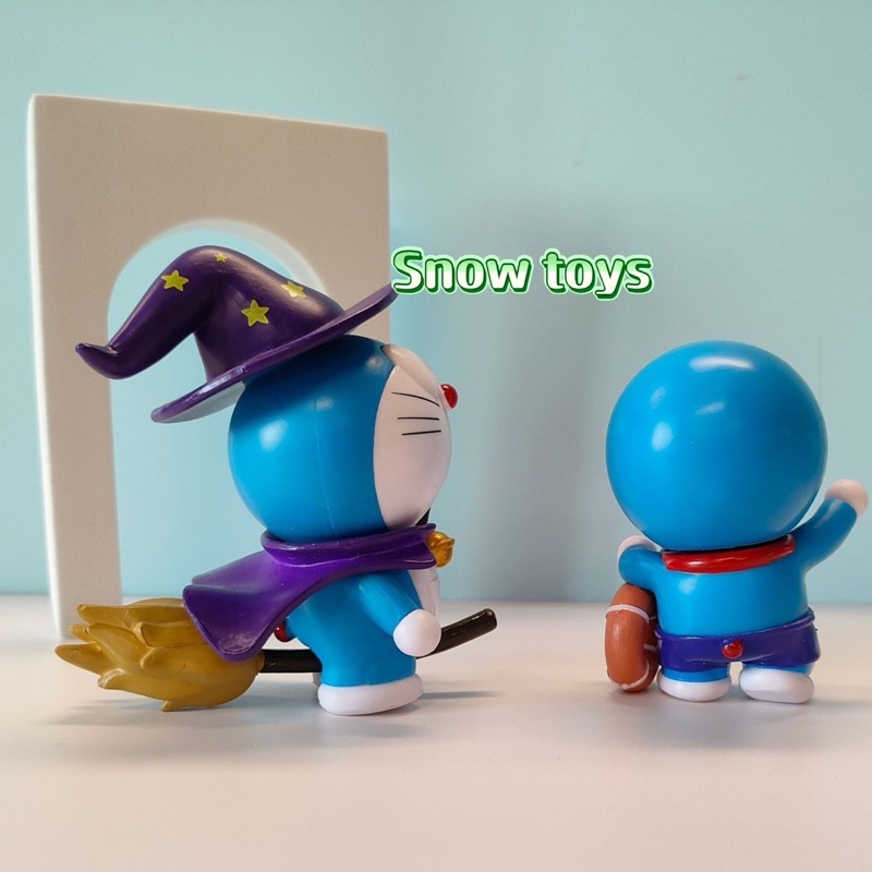 Mô hình Doraemon - đồ chơi bé Mon Mèo Ú doremon dễ thương hướng nghiệp đầu bếp bartender phù thủy cử tạ họa sĩ cứu hộ