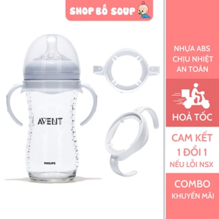 Tay cầm bình sữa Avent Natural Cổ Rộng Shop Bố Soup