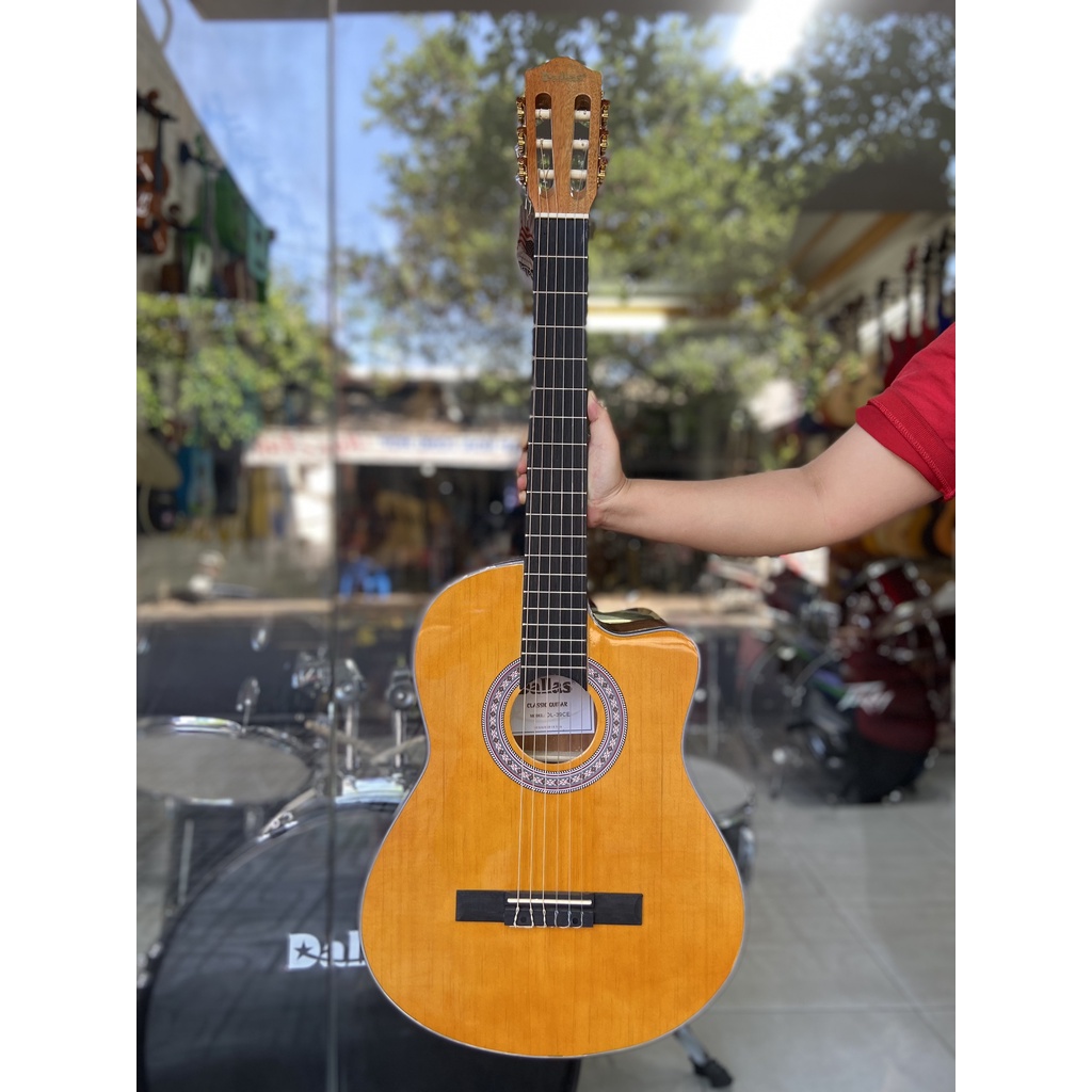 Đàn guitar classic Dallas DL-39CE chính hãng có EQ 7545