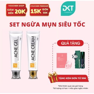 Serum ngừa mụn và kem dưỡng giảm thâm, ngừa thâm mụn Acosmetics, bộ sản phẩm làm sáng và đều màu da