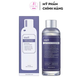 Toner Dear, Klairs | Supple Preparation Toner Nước hoa hồng cân bằng da klairs