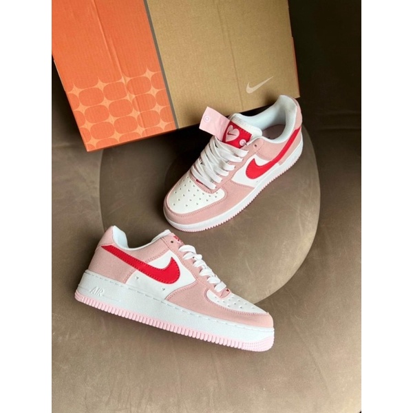 GIÀY SNEAKER AF1 ĐỎ HÔNG LOVE FULL BOX