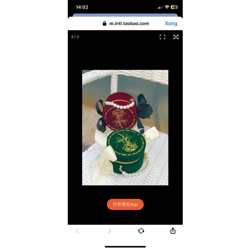 Túi hình hộp tròn vải nhung thời trang nữ