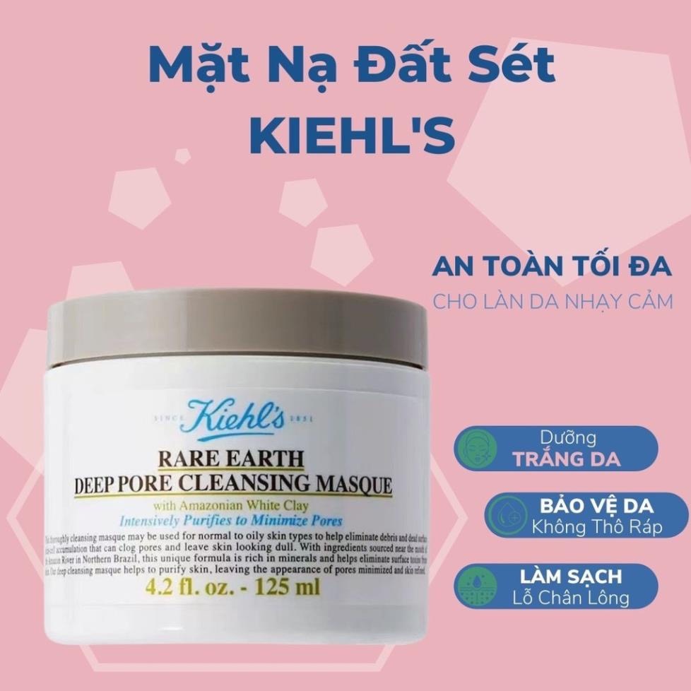 Mặt nạ Kiehl's đất sét Rare Earth Deep Pore Cleansing Masque 125ml (trang_dung)