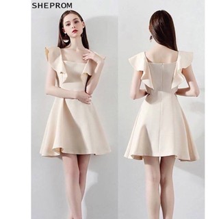 Rập giấy thiết kế, rập giấy đầm váy nữ hai dây cánh tiên tùng xoè. Rập giất A0 cắt sẵn