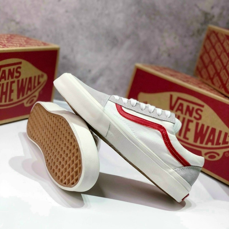 Giày Thể Thao Vans style 36 Sọc Đỏ