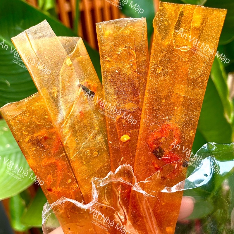 Bánh Tráng Phơi Sương Dẻo Cuộn  Khô Bò Sợi Cay Ngon Loại Dài