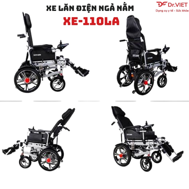 Xe điện đa tiện ích ngả nằm Lucass XE-110LA - Dành cho người già và khuyết tật, nâng hạ bằng thủy lực