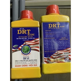 Thuốc thủy sản DRT- Diệt tảo, diệt rong đuôi chồn, diệt tảo độc - tảo phát sáng trong ao tôm.