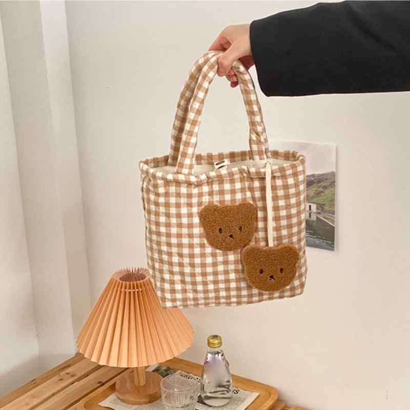 Babyfair Túi ăn trưa Polyester Bữa tối cách nhiệt đựng thực phẩm dã ngoại Dễ thương Mềm mại Dung tích lớn hành lý