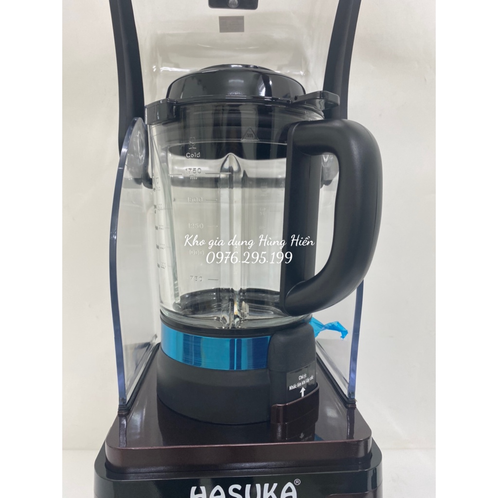 (Mã CHUT002 giảm 8%) Máy xay sữa hạt Hasuka HSK-756, Lớp bảo vệ chống bắn và chống ồn - Hàng chính hãng