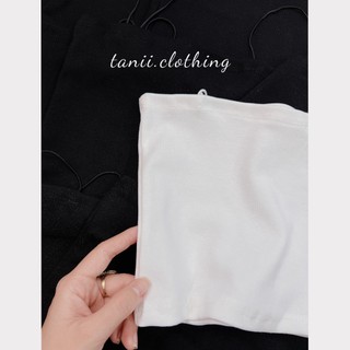 • 𝐓𝐀𝐍𝐈-𝐈 • Áo 2 dây chất thun co giãn tông màu basic dễ phối đồ