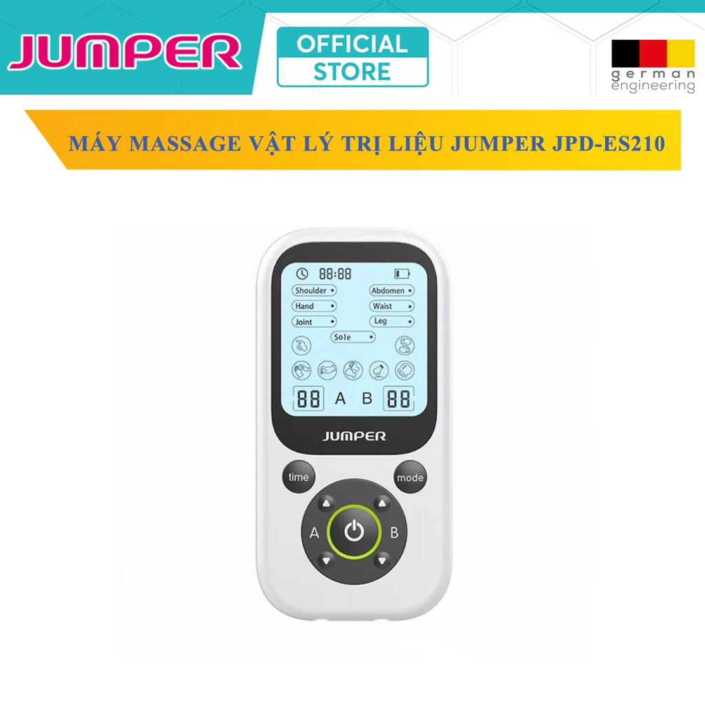 Máy Massage Xung Điện Trị Liệu JUMPER JPD-ES210 | Công Nghệ TENS - Kích Thích Thần Kinh Và Giảm Đau