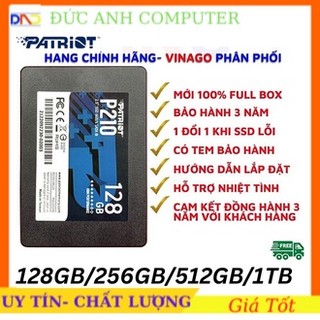 Ổ cứng ssd 128gb, 256gb, 512gb patriot p210 sata 3 - new 100% - bảo hành 3 năm chính hãng