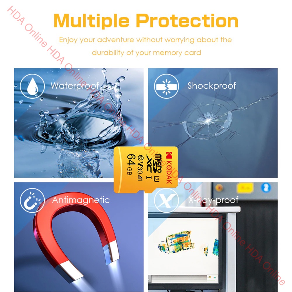 Thẻ nhớ Kodak 64GB Class10 chính hãng