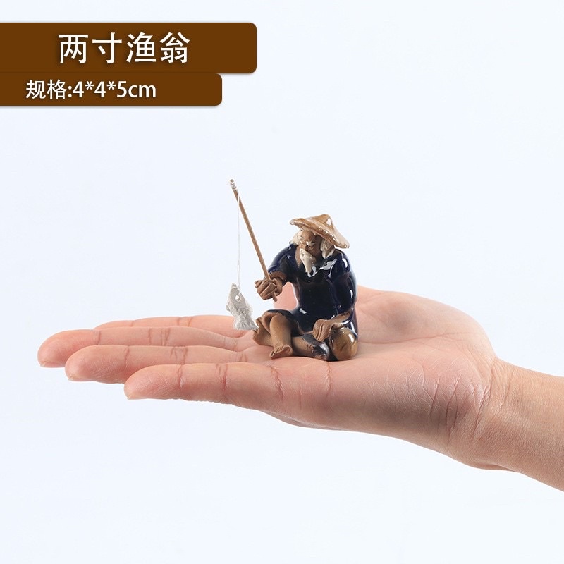 Ông câu cá trang trí bể cá, tiểu cảnh