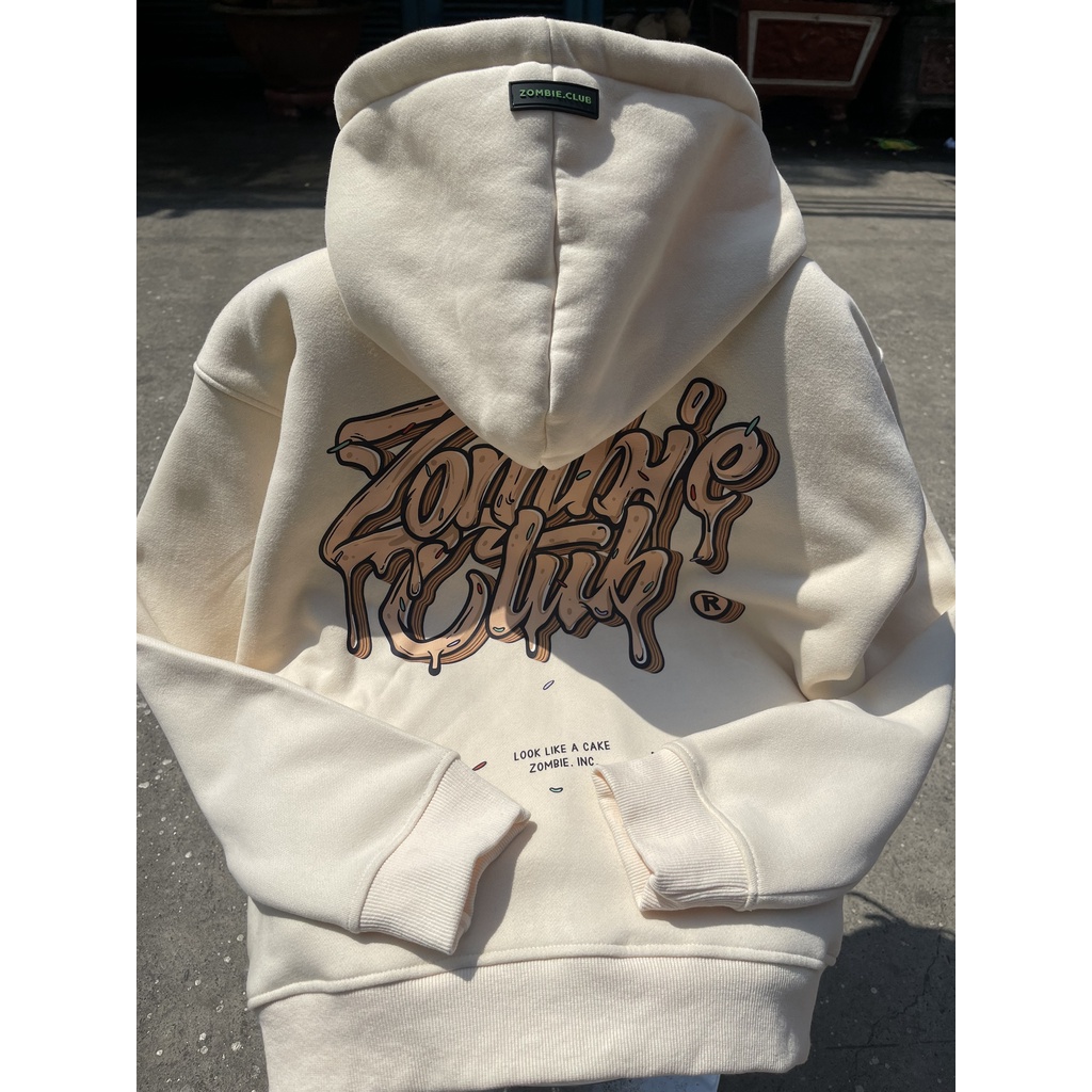 Áo Hoddie Zip Zombie Club, DONUT Tybo Unisex Chính Hãng