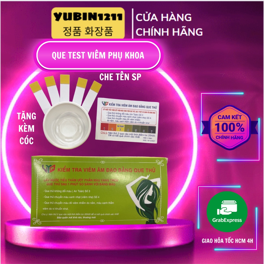 Que Kiểm Tra Viêm Phụ Khoa Nhanh Test Thử Viêm Nhiễm m Đạo