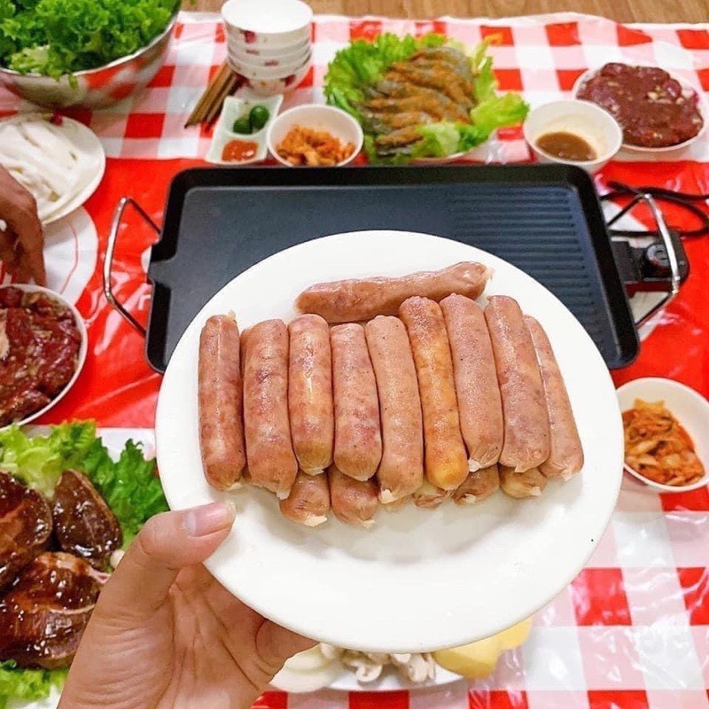 Xúc Xích Phô Mai Steffi Công Nghệ Đức Gói 250g, 15 Cái Thơm Ngon Béo Ngậy Vệ Sinh AN Toàn Thực Phẩm