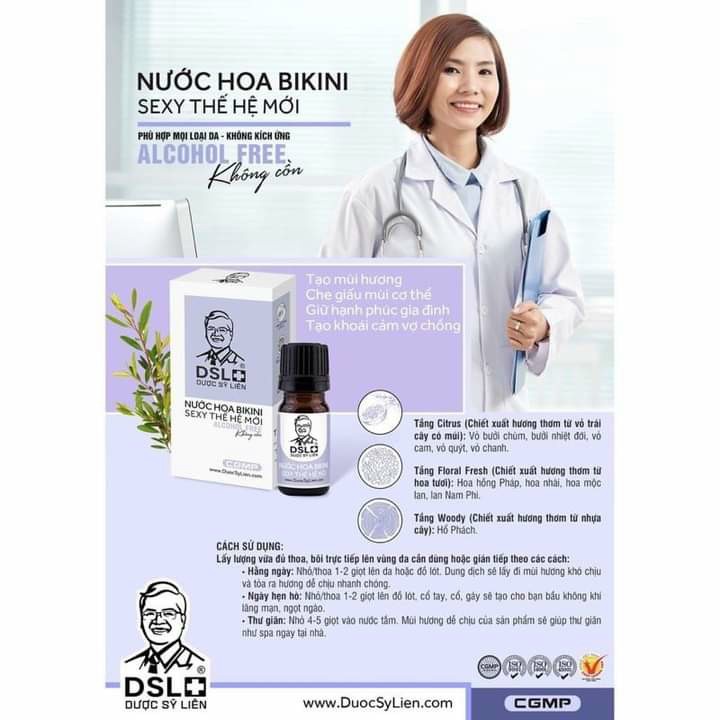 Nước Hoa Bikini Sexy Thế Hệ Mới,Nước Hoa Vùng Kín,Thơm Lâu,Quyến rũ