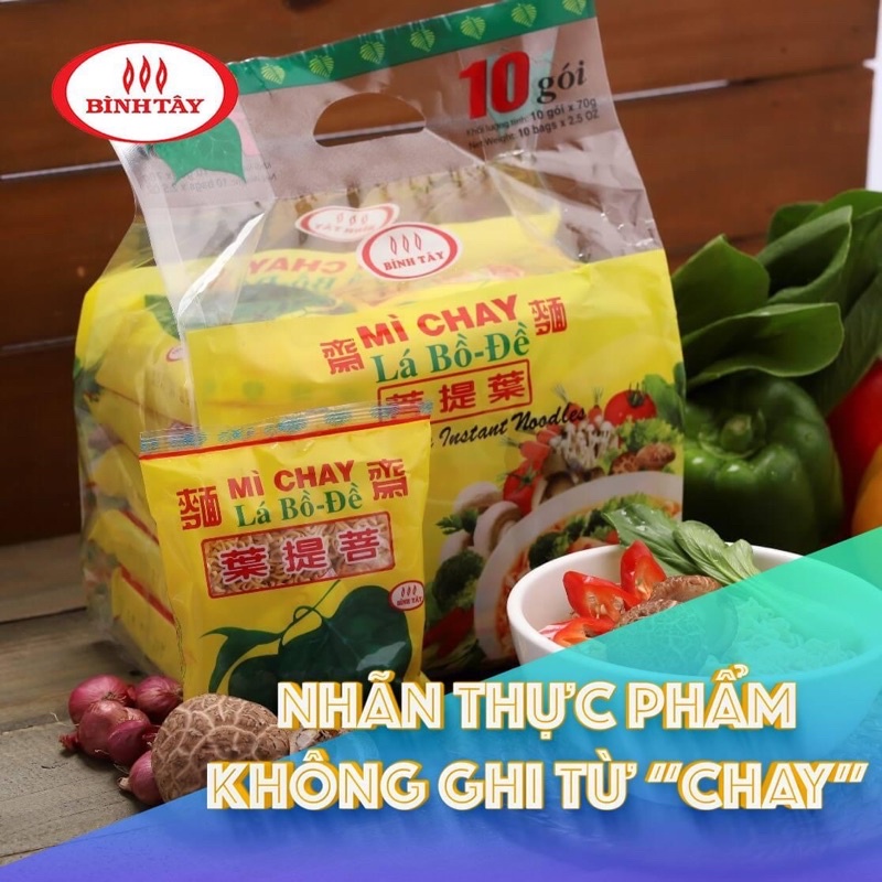 Mì chay lá bồ đề 70g