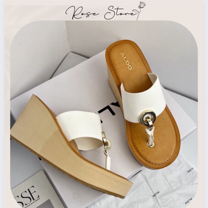 SANDAL ĐẾ XUỒNG XỎ NGÓN ALDO FULL BOX HÃNG