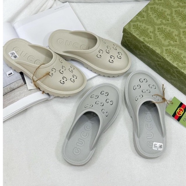 Siêu phẩm Dép Sục đúc gc letty shoes hàng fullbox cao 3cm chuẩn au nhiều màu siêu xinh đế bằng êm chân dể mang