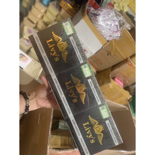 chạy số lượng kem livy đen chính hãng tem xịn