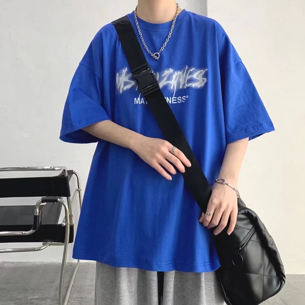 Áo Thun Nam Cổ Tròn In Chữ Size M-3XL