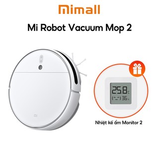 Robot hút bụi Xiaomi Vacuum Mop 2 10.000 lần rung/phút, lau nhà nhanh sạch vượt trội - Hàng chính hãng