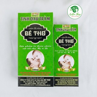 Tinh dầu tràm bé thơ huế - dầu tràm cho bé 50ml và 100ml