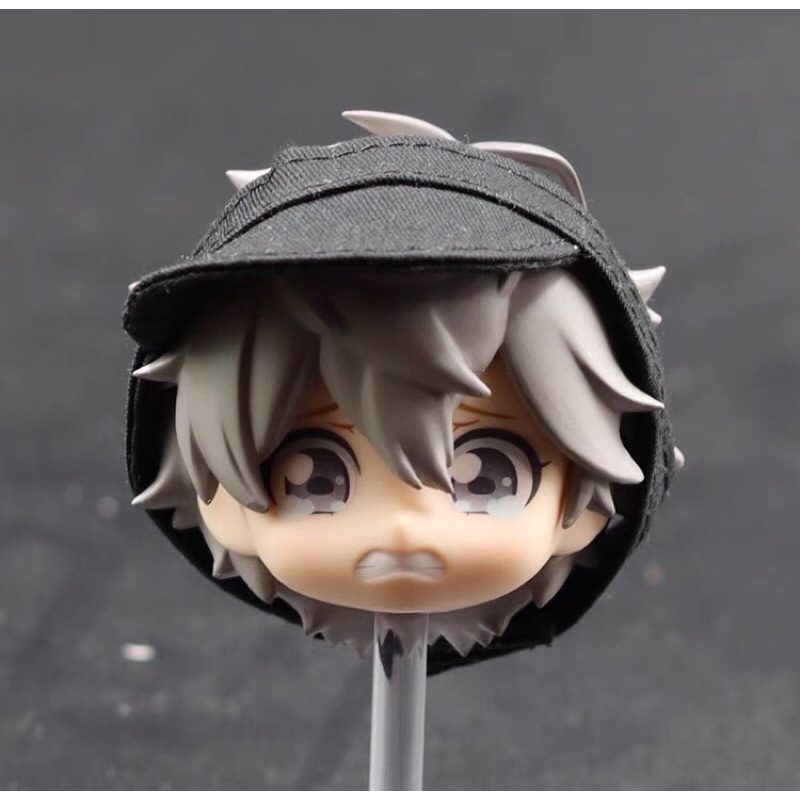 Nón lưỡi trai nửa đầu cho búp bê ob11, nendoll, bjd 1/8