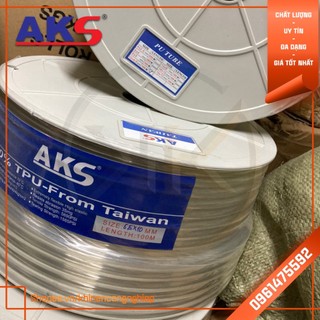 Ống dây hơi khí nén aks pu10x6.5 cuộn 100m