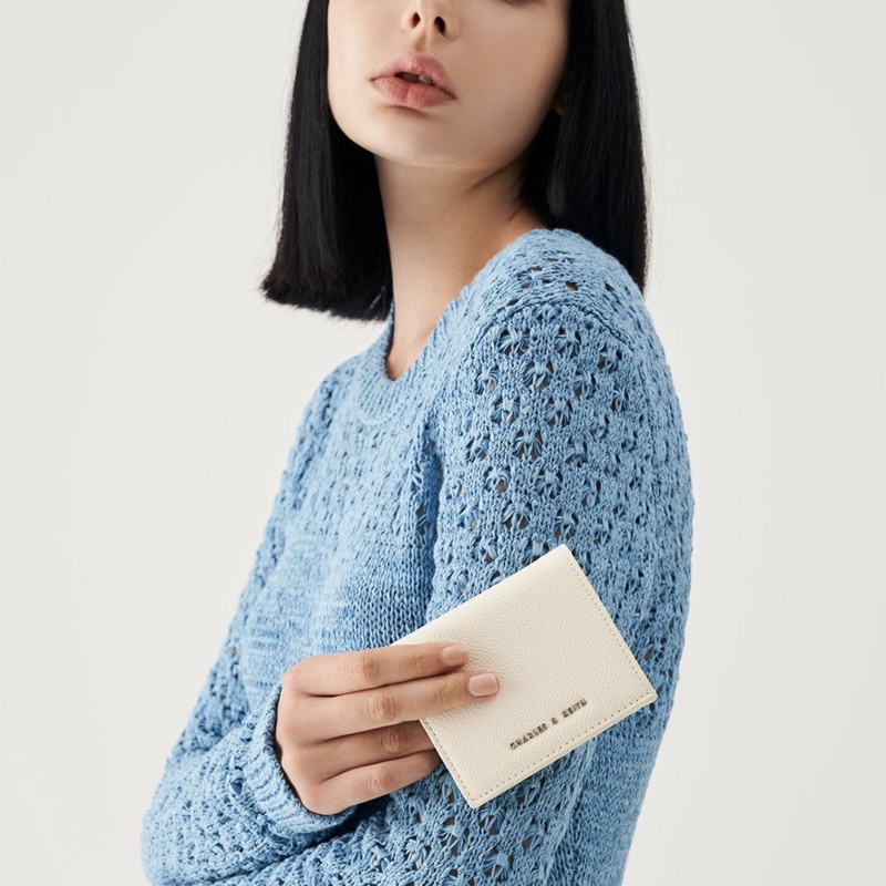 Ví Gập Ngắn Loang Màu Khoá Cài Nút Bấm Đựng Tiền + Thẻ FULLBOX  size 10