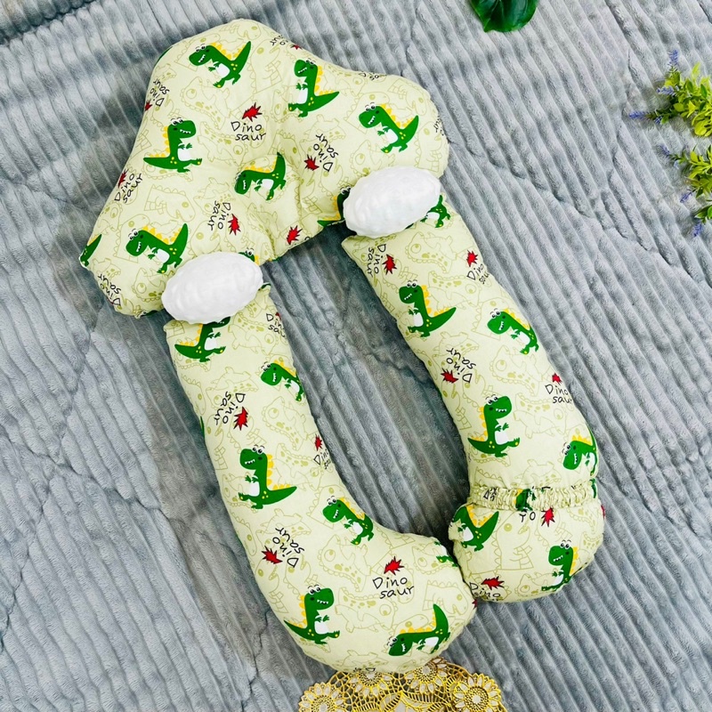 Gối Ôm Cho Bé Chữ U Chống Giật Mình, Chống Méo Đầu Cho Bé Khi Nằm Hình Bò Sữa